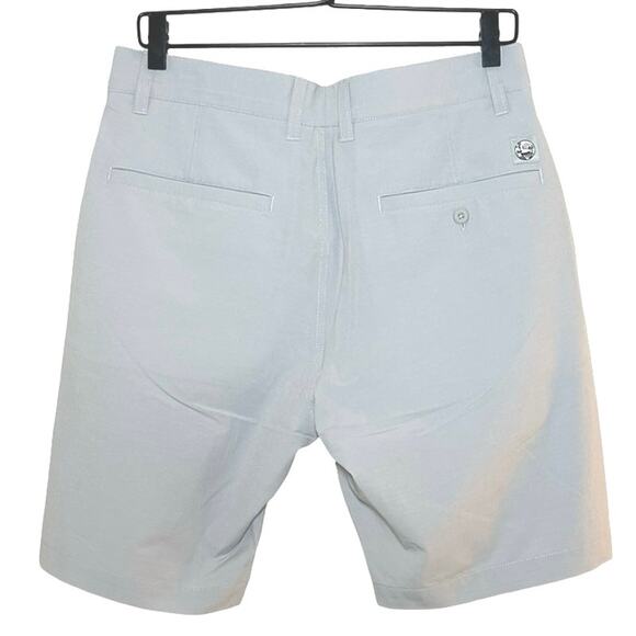 Reyn Spooner Men’s Aloha ‘Aina 4 Way Stretch Shorts Light Gray Size 30 - Picture 4 of 9